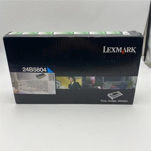 Toner Lexmark 24B5804 programma di ritorno ciano ad alto rendimento 24B5804-HY - Foto 1 di 4