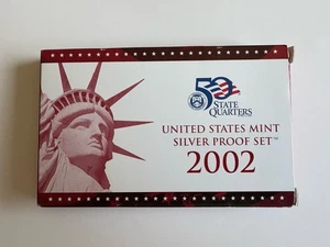 2002 U.S. Mint Silver Proof Set - Picture 1 of 1