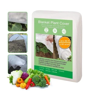 Plant Covers Freeze Protection 10 Ft x 50 Ft, Reusable Floating Row Cover,Pla... - Picture 1 of 6