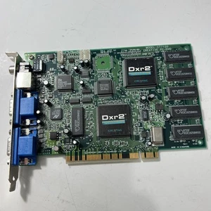 Retro Creative Labs Dxr2 AGP Encore Video Decoder CT7120 Dual VGA GPU Card - Picture 1 of 5