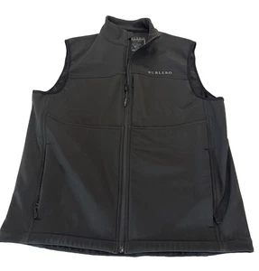 Chaleco negro forrado de vellón repelente al agua salvaje Burlebo Find Your para hombre talla M - Imagen 1 de 5