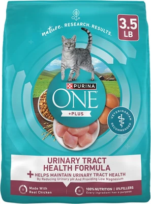 NESTLE PURINA PET Purina ONE High Protein Dry Cat Food, +Plus Urinary Tract Health Formula - 3.5 L