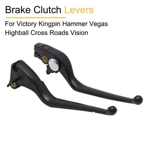 Hand Brake Clutch Levers For Victory Highball Kingpin Vegas Hammer Magnum Black - Bild 1 von 9