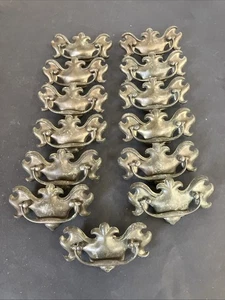 13 Vintage Lot Classic Batwing # 1905 Furniture Cabinet Drawer Pull W-127 Metal - Picture 1 of 12