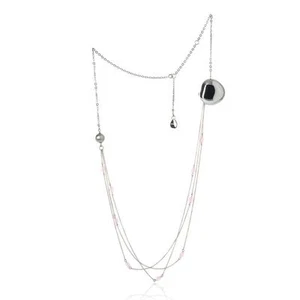 BREIL COLLANA TJ0835 BLOOM (LISTINO 130€) ACCIAIO+AGATA ROSA - Foto 1 di 1
