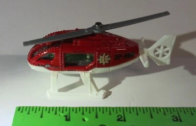 2006 Mattel Matchbox Daily Planet Helicopter, Red, DP-606 Superman loose - Image 1 of 4