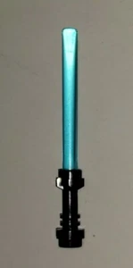 Lego Star Wars Pieza Parte Minifigura Accesorio Azul Jedi Sable de Luz Empuñadura Negra! - Imagen 1 de 10