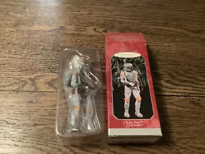 Star Wars Hallmark Andenken Ornament Boba Fett Vintage 1998 QXI4053 Kostenloser Versand USA - Bild 1 von 2