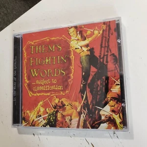 THEM'S FIGHTING WORDS ...Subject to Classification 2004 CD Thrash Metal NEW - Imagen 1 de 3