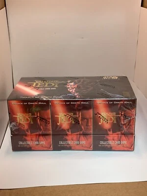 STAR WARS YOUNG JEDI STARTER DECKS SEALED MENACE OF DARTH MAUL (12 DECKS) CCG - Image 1 of 4