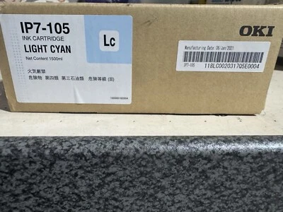OKI IP7-105 OEM Light Cyan Ink 1500ml ColorPainter H2-74/H2-104 - New! - Image 1 of 4