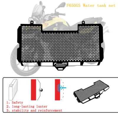 Radiator Grille Guard Cover Shield Protective For 01-19 BMW F650GS F700GS F800GS - Image 1 of 4