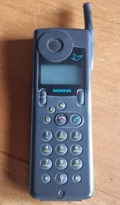 Vintage Siemens S6 PCN Mobiltelefon, Anthrazit, ungetestet ohne Netzteil - Bild 1 von 5