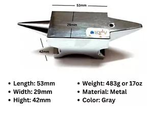 JEWELRY MAKING TOOL MINIATURE HORN ANVIL METAL HAMMERING FORMING METALSMITH TOOL - Picture 1 of 9