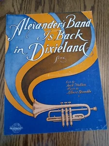 Alexander's Band Is Back In Dixieland Song Sheet Music - Picture 1 of 1
