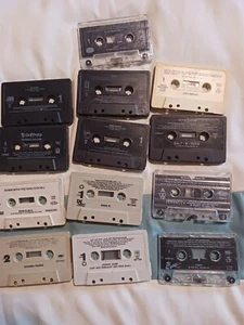 music vintage cassette tape lot - 13 tota ; various popular artists hiphop, rock - Picture 1 of 1