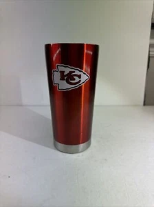 Kansas City Chiefs NFL 20oz Red Tumbler Cup Mug Logo Boelter Brands No Lid - Picture 1 of 9