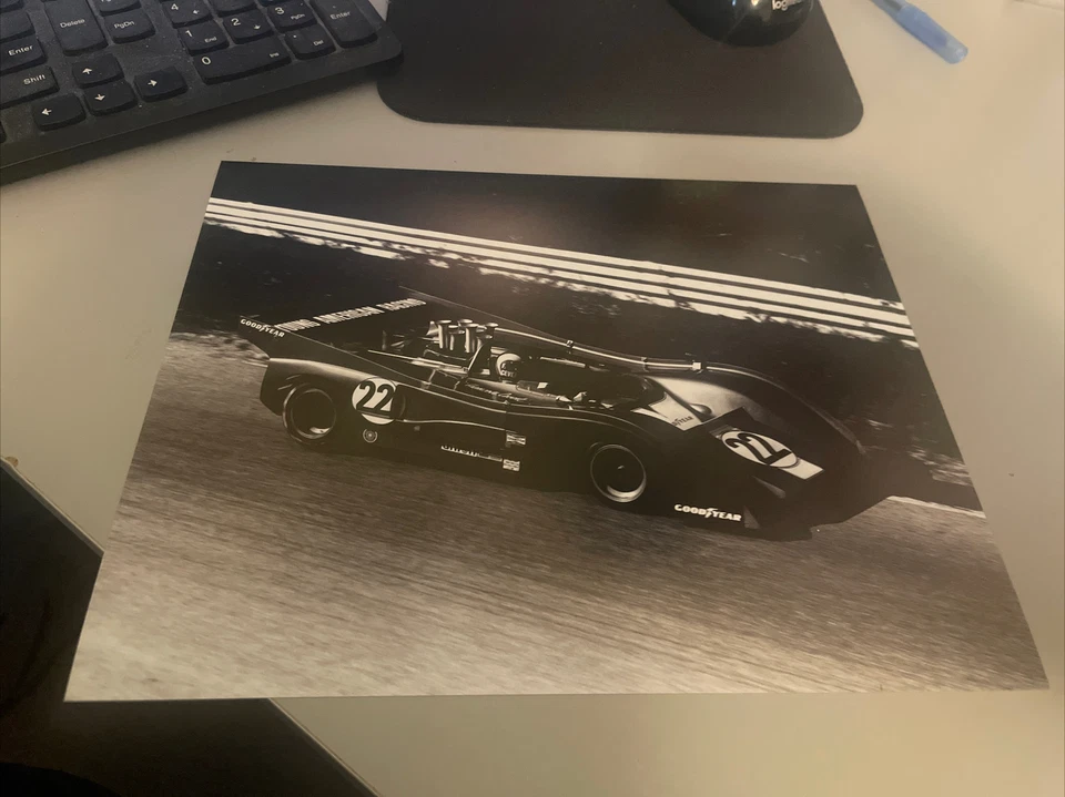 1972 Road America Can Am Racing 8x10 Photo Francois Cevert McLaren - Image 1 of 1