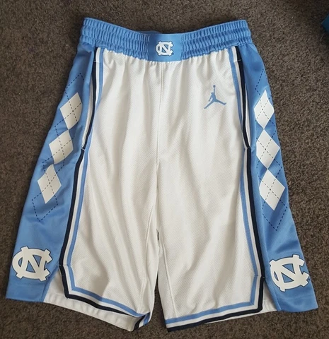 Nike Jordan UNC Basketball Shorts  Men's Medium White Cover