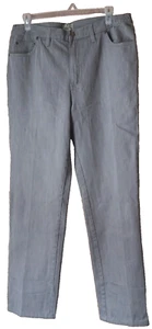LIBERTY BLUES TALL Men's Size 38/40 Gray Jeans RELAXED FIT Elastic Waist - Picture 1 of 11