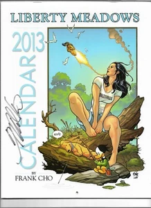 Liberty Meadows 2013 Calendar   Signed by Frank Cho    Monkey Boy Press - Picture 1 of 2