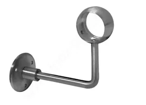 Handlaufhalter mit Ronde, für Handlauf ø 42,4 mm, Edelstahl, Bügel zuschneidbar - Bild 1 von 2
