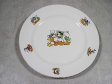 Rare Vintage Disney Stavangerflint Mickey Mouse Donald Duck Plate Norway Art 
