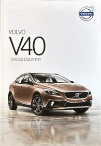Volvo V40 CROSS COUNTRY Prospekt Brochure Depliant 2014 - Bild 1 von 1