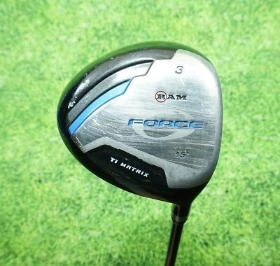Club de golf RAM force 3 madera de calle 15° diestro uniflex para hombre varilla de grafito Foto 1 de 4