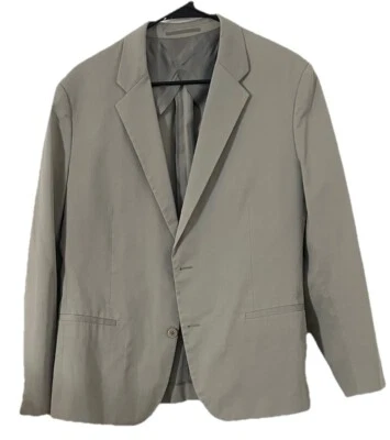 Theory Blazer Men’s 42R Tan Sport Coat Jacket Slim Cotton - Image 1 of 3
