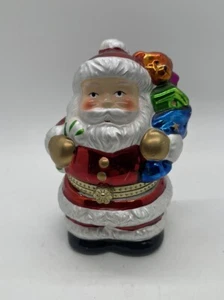 Mr. Christmas Animated Hinged Music Box Santa Clause - Foto 1 di 12