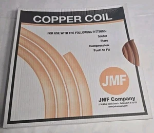 JMF COMPANY 3/8 Dia. x 20 ft. L Copper Type UT Utility Tubing Heavy Duty - Picture 1 of 9