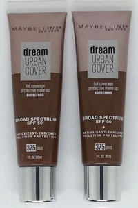 2 Maybelline Dream Urban Cover Foundations w/SPF 50 - Java 375 - FS! - Picture 1 of 5
