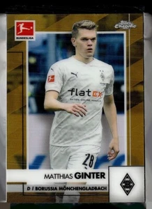 2020-21 TOPPS CHROME BUNDESLIGA GOLD /50 MATTHIAS GINTER BORUSSIA MONCHEN. - Picture 1 of 1