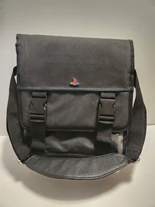 Sony PlayStation Backpack Carrying Case PS1 PS2 PS3 Black Travel Bag Rucksack - Picture 1 of 4