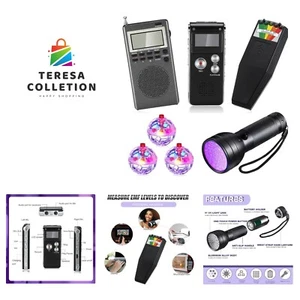 Kit de caza de fantasmas todo en uno: detector de EMF, grabadora de EVP y elementos esenciales de luz UV - Imagen 1 de 9