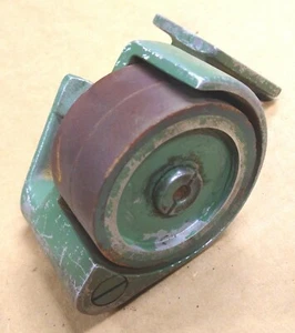 Alte Vintage Bandschleifer Rücken Umlenkrad Spindel Holzbearbeitungsmaschine Ersatzteil - Bild 1 von 7