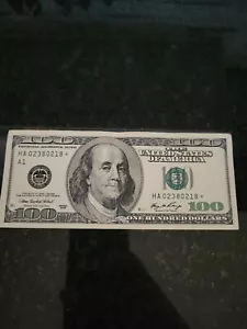 HA Series ⭐US $100 Dollar Bill *Star* Note Series 2006 - Picture 1 of 1
