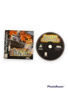 Juego y manual Battle Stations Sony PlayStation 1 PS1 Black Label - Imagen 1 de 1