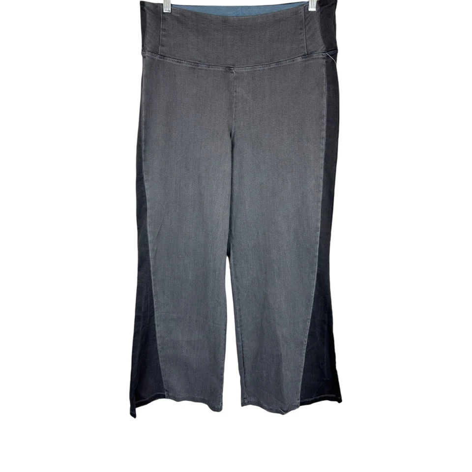 Mujer con Control Reg. Pantalones de mezclilla My Wonder dos tonos negro ceniza/negro talla 18W Foto 1 de 2