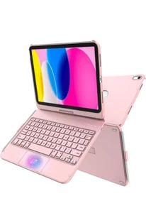 Cover Protettiva Girevole 360° per Apple 2022 iPad 10,9 Pollici (Oro Rosa) - Foto 1 di 9