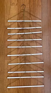 Ten 16" Gold Wire hangers w cardboard tube (strut) for shirt blouse pants slacks - Picture 1 of 3