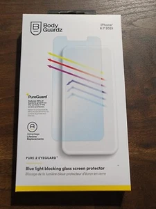 BodyGuardz Pure 2 EyeGuard antimikrobielle Hartglas-Displayschutzfolie - klar - Bild 1 von 2