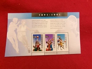 James Naismith 1991 mini pane sheet #1344 P74 - Bild 1 von 1