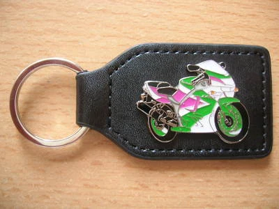 Schlüsselanhänger Kawasaki ZX 9 R / ZX9R grün Modell 1995 Motorrad Moto Art 0506 - Bild 1 von 4