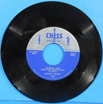 CHUCK BERRY SCHOOL DAY ~ DEEP FEELING 7" 1957 ORIGINAL GREAT CONDITION! VG++!!C - Image 1 of 2