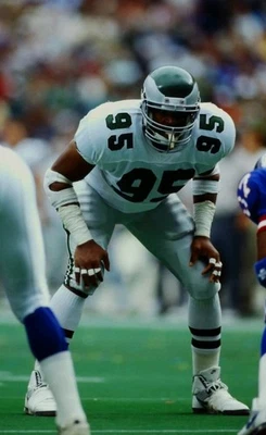 Al Harris Original 35mm Slide Oct 1989 Philadelphia Eagles - Image 1 of 3
