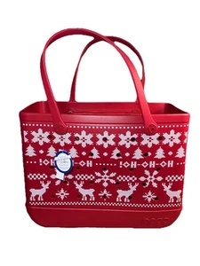 BOGG BAG ORIGINAL UGLY RED SWEATER CHRISTMAS THEME NEW! Large - Picture 1 of 7