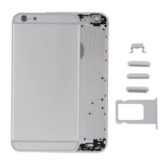Cover 6 in 1 per iPhone 6 Plus argento con vassoio schede tasti e interruttore - Immagine 1 di 1