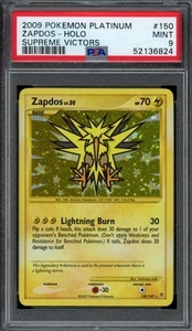 2009 Zapdos Holo Platinum Supreme Victors PSA 9 Mint - Picture 1 of 2